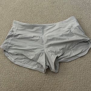White lulu shorts